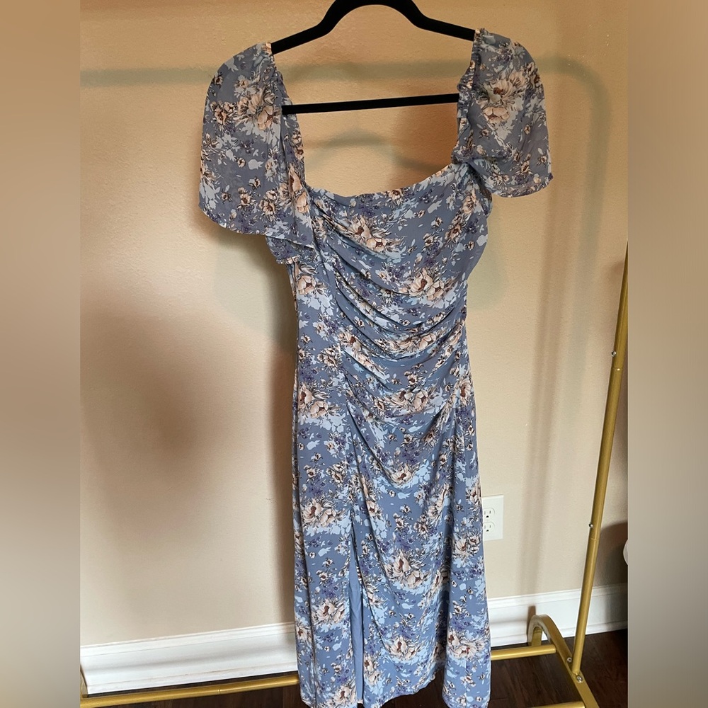 ASTR The Label Floral Midi Dress, Size XS